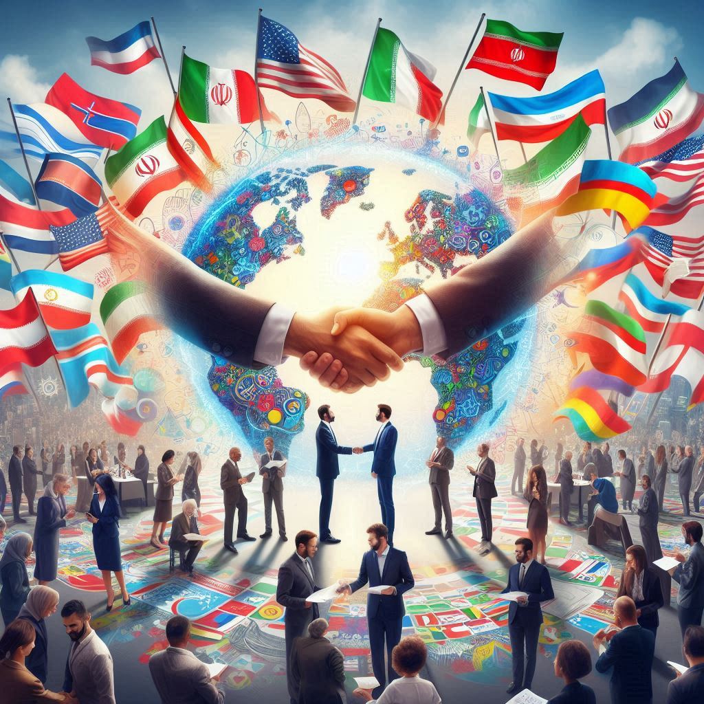 Graphic Image of International Cooperation with Iran
